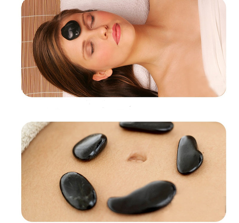 Beauty SPA Health Massage Energy Stone Natural Volcanic Hot Stone Back Essential Oil Massage Hot Stone