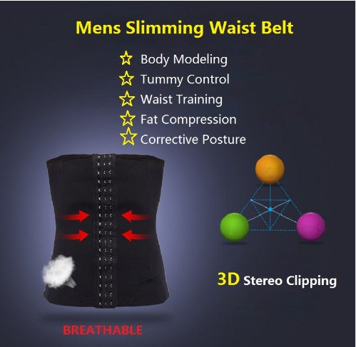 Men's Waist Shaper Belt Weight Loss Corset