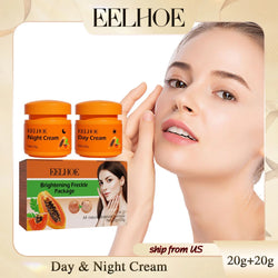 Freckle Whitening Face Cream Papaya Day Night.