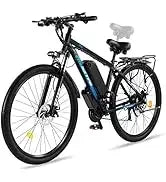 2000W for Adults,26" Fat Tire Mountain ,48V 22.4Ah Removable Li-Ion Battery,Max 30.5Mph E-Bike Snow Beach,Electric Bicycle