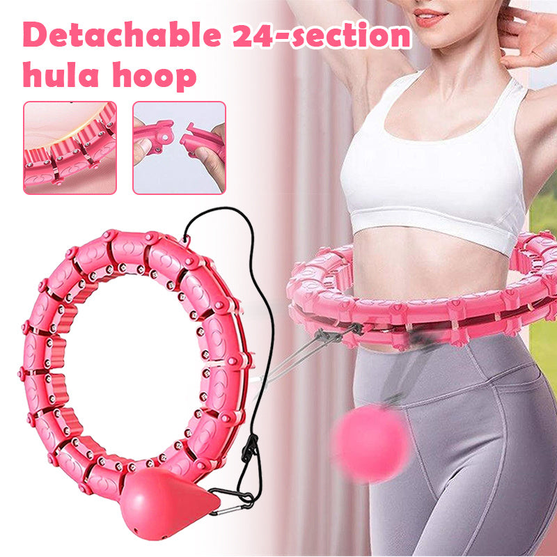 Custom Knots Weighted Hoola Fitness Hoop Smart Hula Thin Waist Weight Loss Knots Weighted Hoola Fitness Hoop Smart Hula Thin Waist Weight Loss