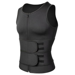 Men Sweat Vest Sauna Suit Waist Trainer Vest For Weight Loss